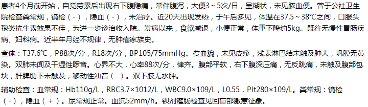 肠结核 肠结核