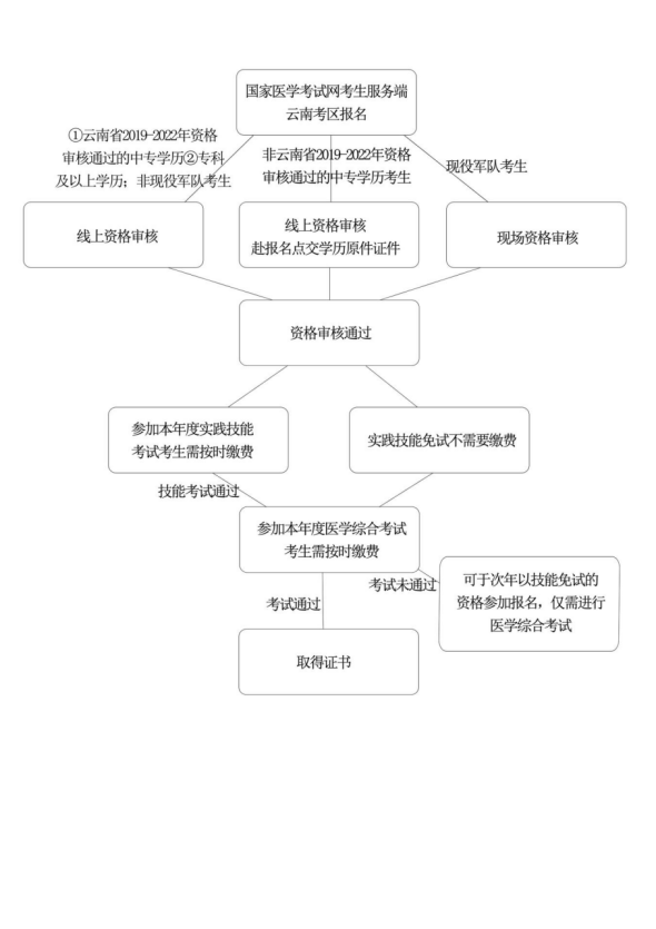 云南省西双版纳考点2023年中医执业医师考试报名审核安排