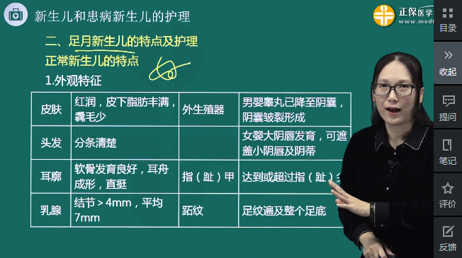 正常足月新生儿的特点 正常足月新生儿的特点