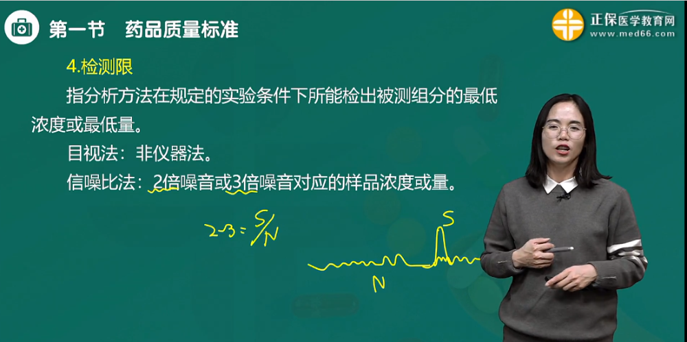 检测限的确定常采用的信噪比 检测限的确定常采用的信噪比
