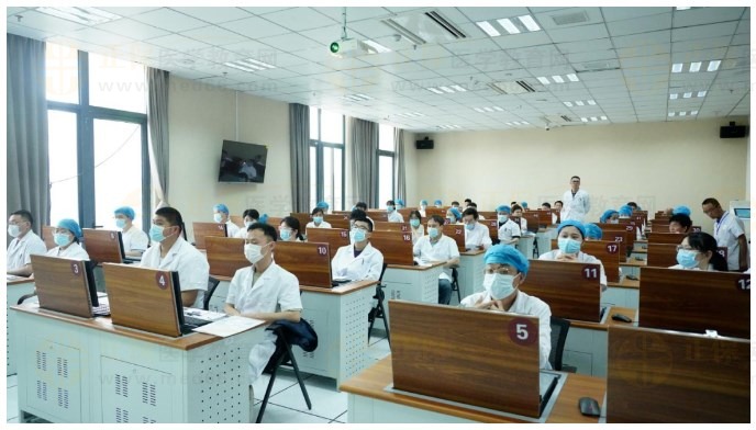 2023年度国家医师资格中医类别实践技能皖北区考试在蚌埠市中医医院圆满结束