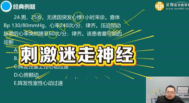 邵启轩：举一反三吃透经典考题-刺激迷走神经！