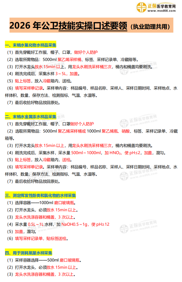 《技能实操口述要领》