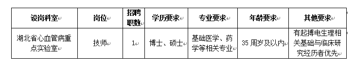 2026湖北武汉大学人民医院技师招聘1人启事